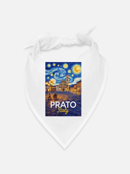 Prato, Italie. - Bandana - blanc - Devant