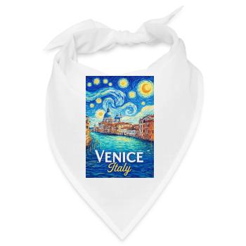Venedig, Italien. - Bandana - Weiß - Vorne