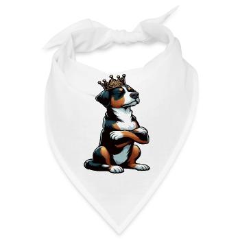 Appenzeller Sennenhund Sennenhunde Sennenhundmama - Bandana - Weiß - Vorne
