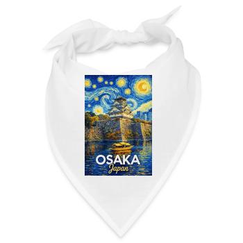 Osaka, Japan - Bandana - Weiß - Vorne