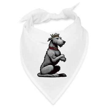 Irischer Wolfshund Wolfshundbesitzer Wolfshundfan - Bandana - Weiß - Vorne