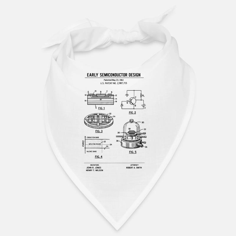 Conception précoce d’impression à semi-conducteurs brevet T- Bandana