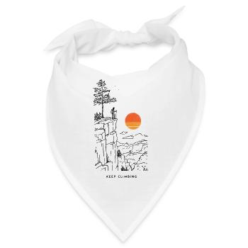 Sonnenuntergangs-Scheibe - Bandana - Weiß - Vorne
