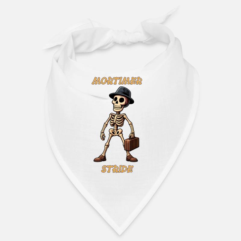 Mortimer Stride Squelette Étoile de l’animation Internet Bandana