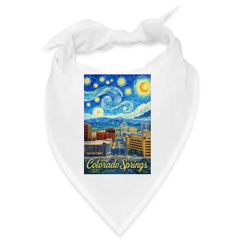 Colorado Springs - Bandana - Weiß - Vorne