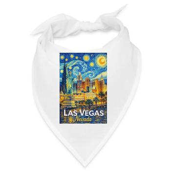 Las Vegas Nevada - Bandana - Weiß - Vorne