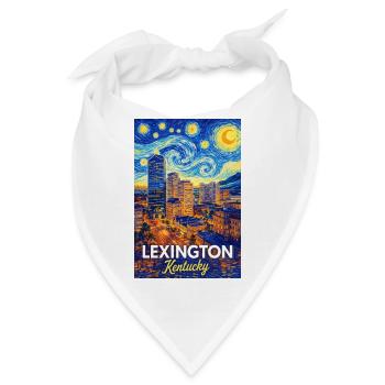 Lexington Kentucky - Bandana - Weiß - Vorne