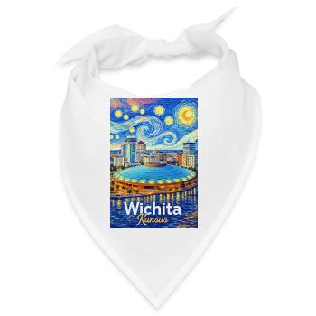 Wichita, Kansas - Bandana - Weiß - Vorne