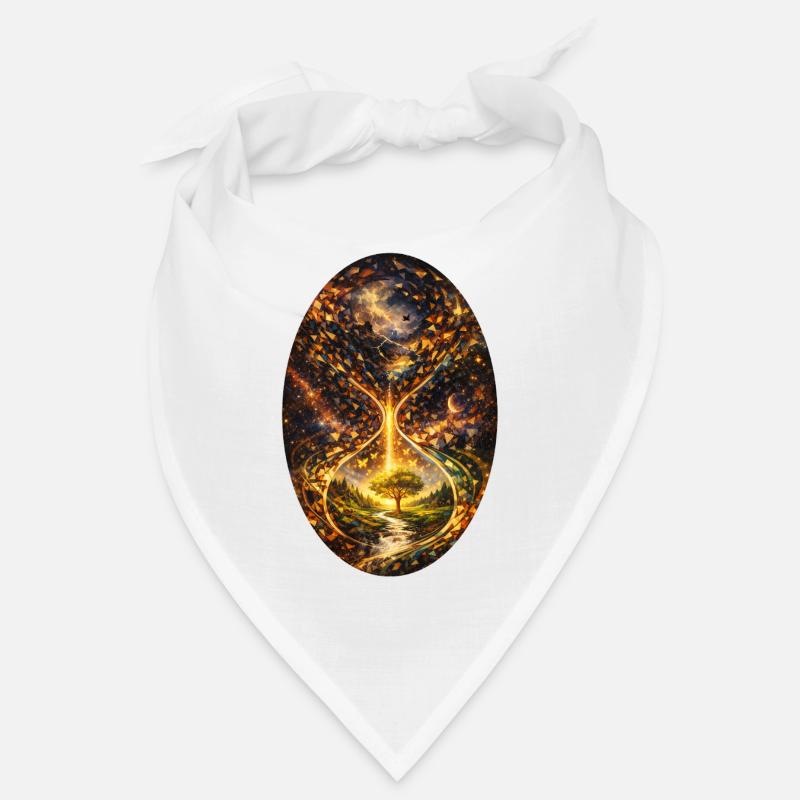 Time Tree Cosmos Light Path Bandana