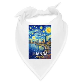 Luanda Abendstern Küstenpoesie - Bandana - Weiß - Vorne