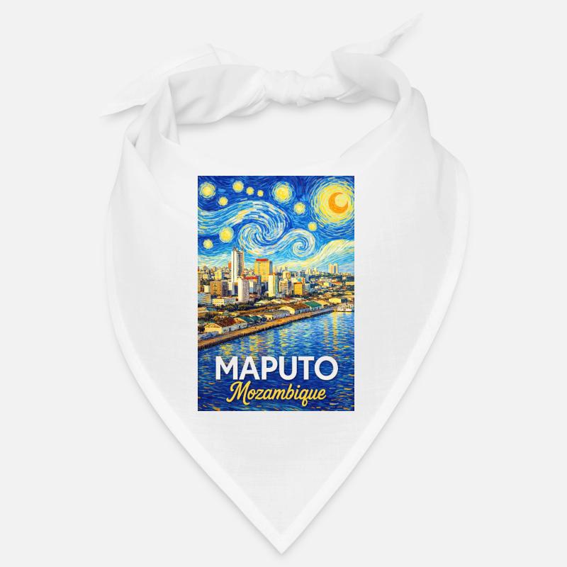 Maputo Mozambique Starry Night Bandana