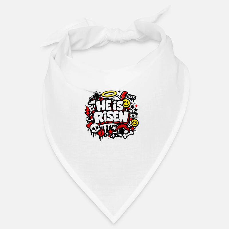 He is Risen Graffiti Easter Bandana