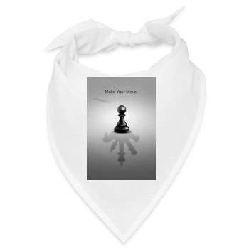 Make Your Move Minimal Mindset Design - Bandana - Weiß - Vorne