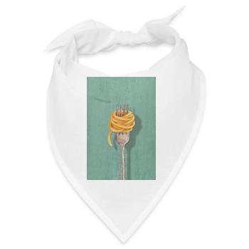 Pasta Gabel reduziertes Küchen Design - Bandana - Weiß - Vorne
