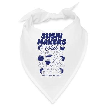 Sushi Makers Club - Bandana - Weiß - Vorne
