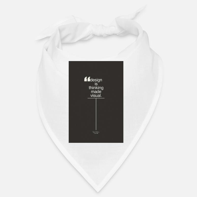 Design is Thinking Made Visual Poster Bandana