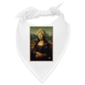 Mona Lisa Spa-Tag - Bandana - Weiß - Vorne