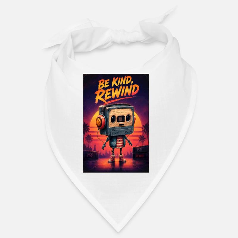 Be Kind, Rewind Robot Sunset Bandana