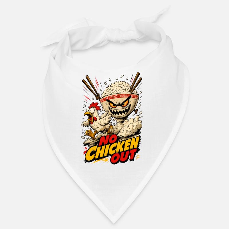 Pas de chaos dans le bol de dessins animés Chicken Out Bandana