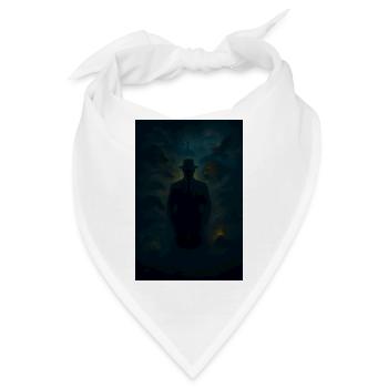 Schattenrätsel im Nebel - Bandana - Weiß - Vorne