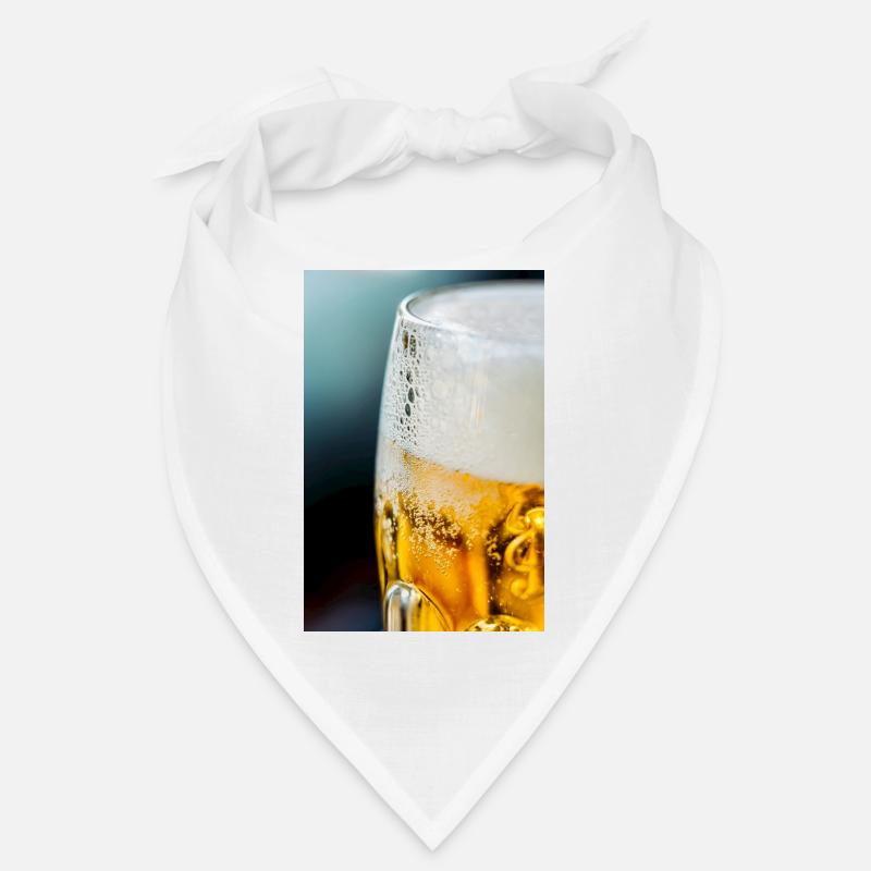 Light Gold Beer Glass Pattern Bandana