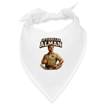Offizieller Alman - Bandana - Weiß - Vorne