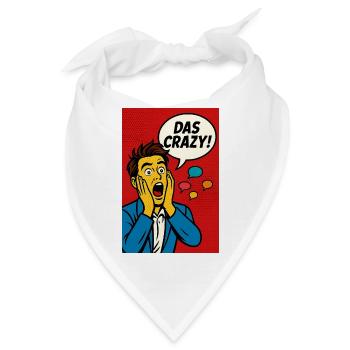 Pop Art Panik Panel - Bandana - Weiß - Vorne