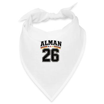 Alman 26  - Bandana - Weiß - Vorne