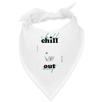 Chill Out  - Bandana - Weiß - Vorne