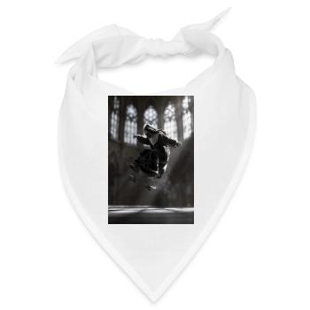 Gotische Kathedral-Skaterflug - Bandana - Weiß - Vorne