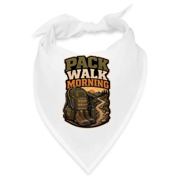 PACK WALK MORNING - Bandana - Weiß - Vorne
