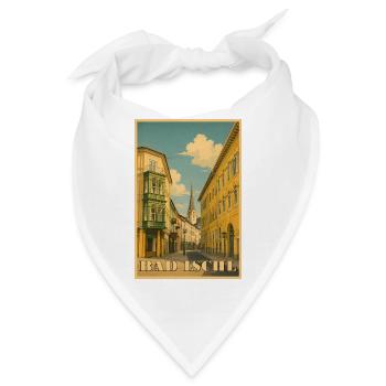 Bad Ischl Österreich - Bandana - Weiß - Vorne