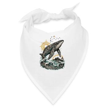 Mana-Wal – Geist des Pazifiks - Bandana - Weiß - Vorne