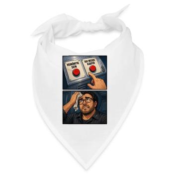 Vernünftigkeit vs Impuls-Moment - Bandana - Weiß - Vorne