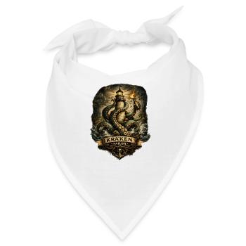 Leuchtturm Kraken Sailor - Bandana - Weiß - Vorne