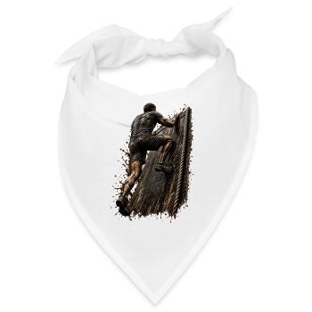 Mud Master - Obstacle - Teamwork - Bandana - Weiß - Vorne