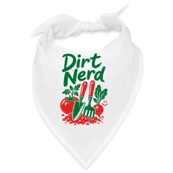 Dirt Nerd Organische Gartenpflanzen - Bandana - Weiß - Vorne
