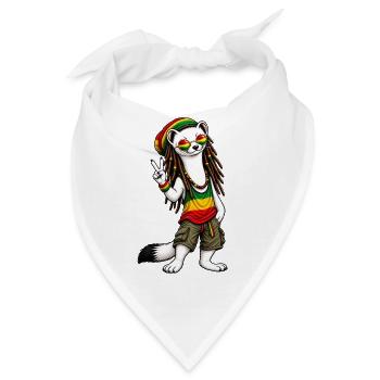 Hermine-Reggae - Bandana - Weiß - Vorne