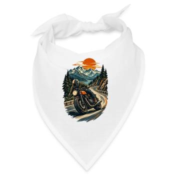 Alpine Rider - Bandana - Weiß - Vorne