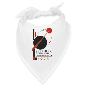 Berliner Gesellschaft für Mondfahrten 1928 - Bandana - Weiß - Vorne