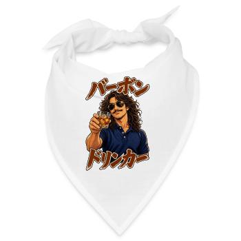 Bourbon Drinker - Bandana - Weiß - Vorne