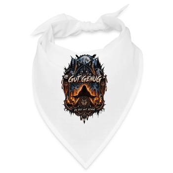 Gut Genug Einsamer Wolf - Bandana - Weiß - Vorne