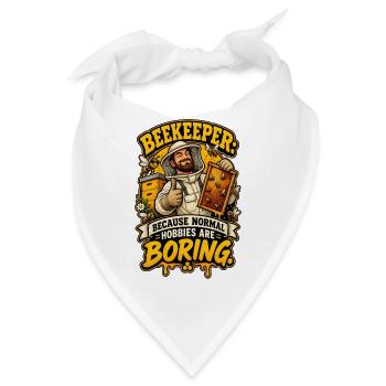 Beekeeper Hobbies - Bandana - Weiß - Vorne
