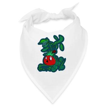 Die ängstliche Punker-Tomate - Bandana - Weiß - Vorne