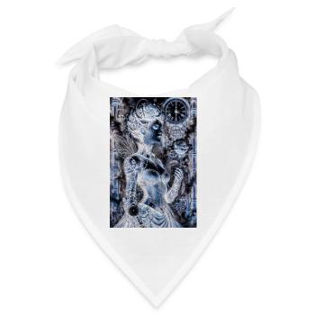 Negative Steampunk Pink - Bandana - Weiß - Vorne