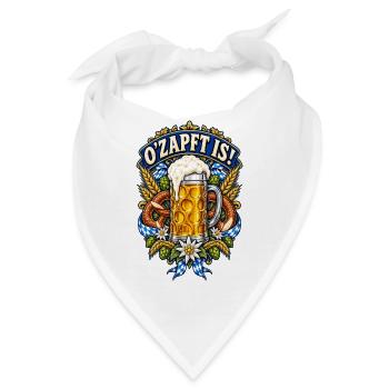 Bierfest  - Bandana - Weiß - Vorne