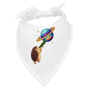 Blatt-Teleskop - Bandana - Weiß - Vorne