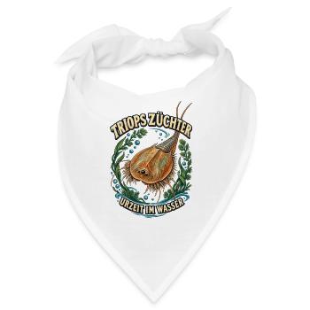 Triops Züchter – Urzeit im Wasser - Bandana - Weiß - Vorne