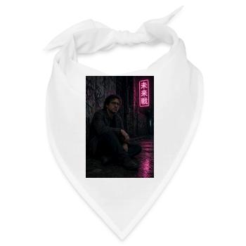 Unzensierter Blick vom Leipziger Asphalt - Bandana - Weiß - Vorne