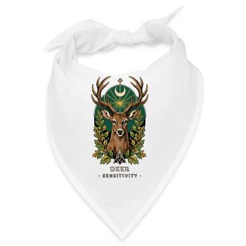 TOTEM-Hirschempfindlichkeit - Bandana - Weiß - Vorne